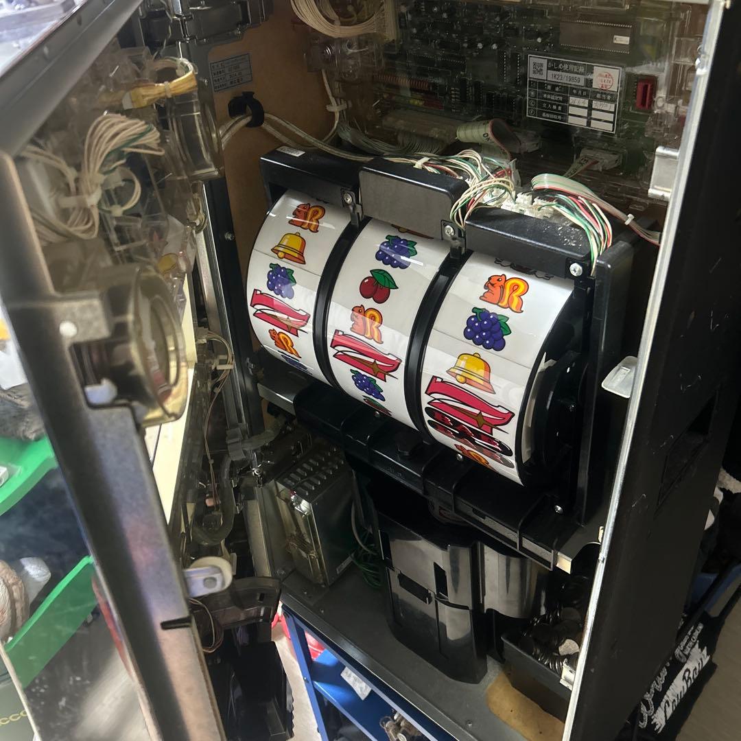 鍵・設定キー付】北電子 ハッピージャグラーV 5号機 スロットマシン