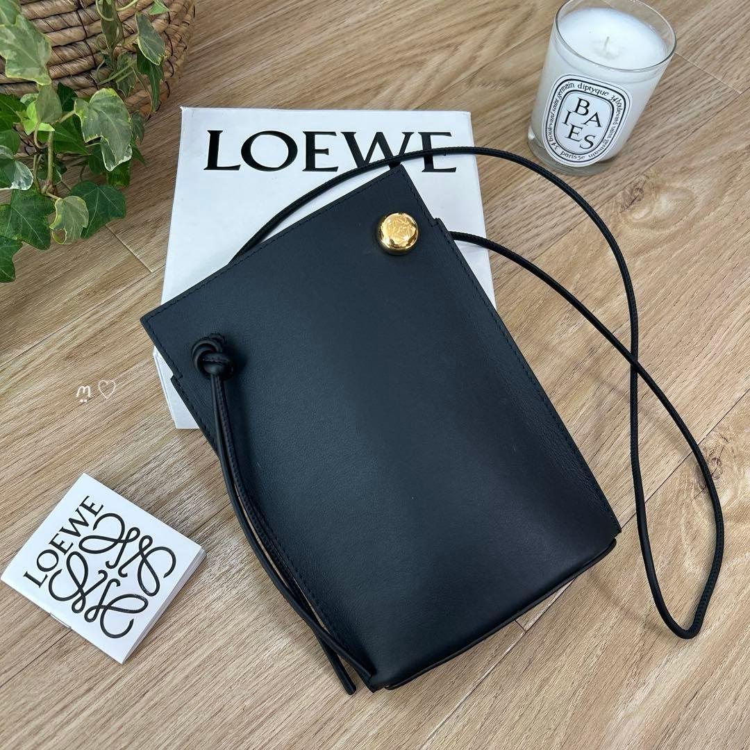 LOEWEロエベ ペブルダイスポケット 斜めがけポシェット ショルダー