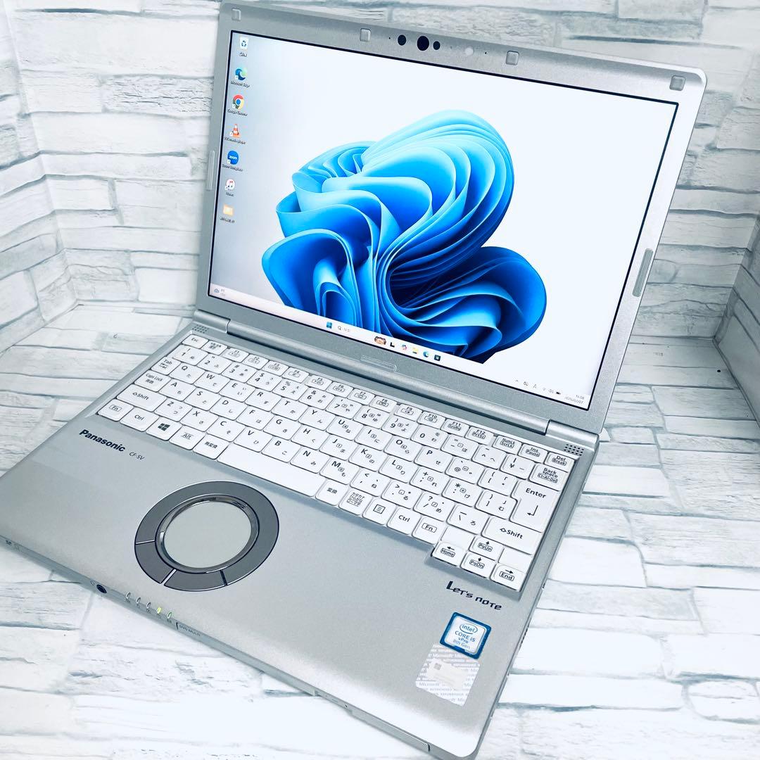美品レッツノート　第8世代corei5 office バッテリー良好　DVD 中古パソコン】Panasonic CF-SV8 中古 レッツノート Office Win11 第8