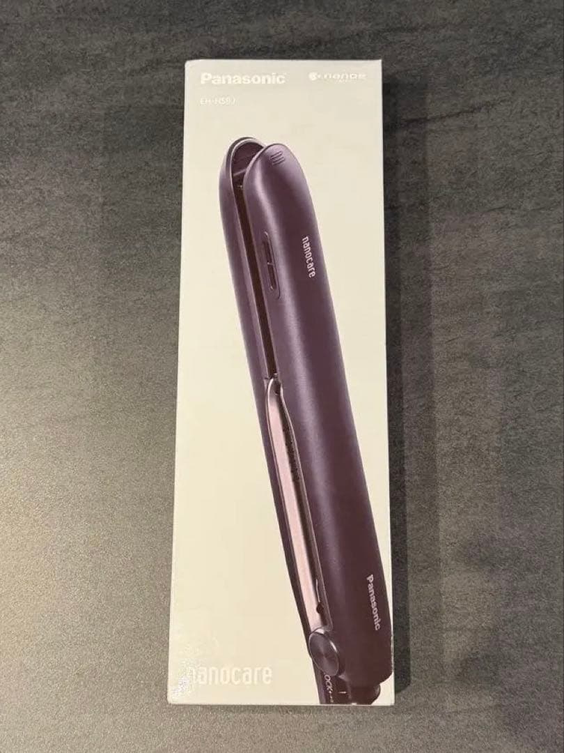Panasonic ナノケア ストレートヘアアイロン　EH-HS9J-K(黒) ストレートアイロン nanocare（ナノケア） 黒 EH-HS9J-K [交流（コード