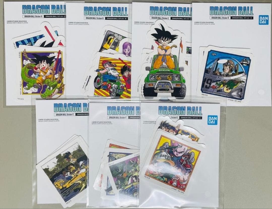 ゲンキダマツリ DRAGON BALL 原作 表紙 ステッカー 全42種 コンプ ゲンキダマツリ DRAGON BALL 原作 表紙 ステッカー 全42種 コンプ