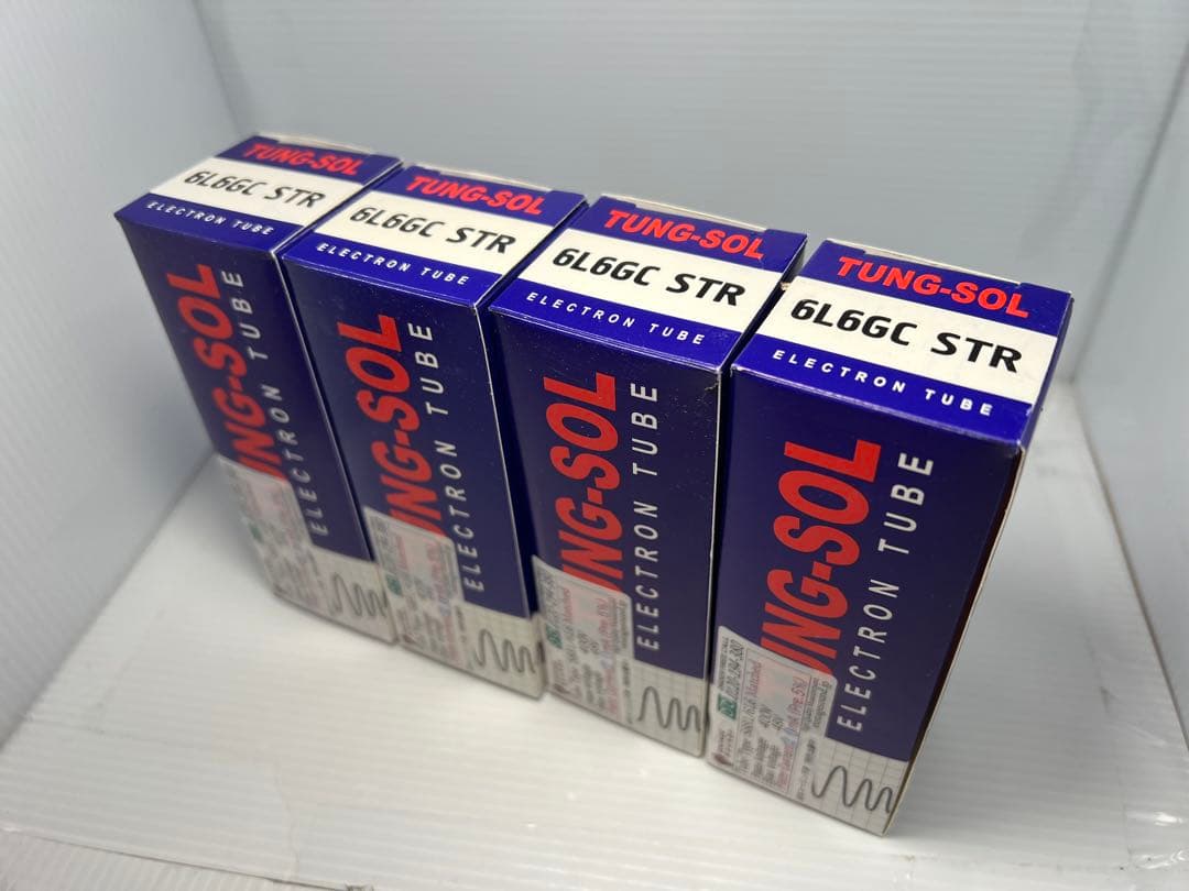 6L6GC STR TUNG-SOL 中パワー真空管PX22 4本セット Tung-Sol 6L6GC STR Quartet – Motor City Guitar