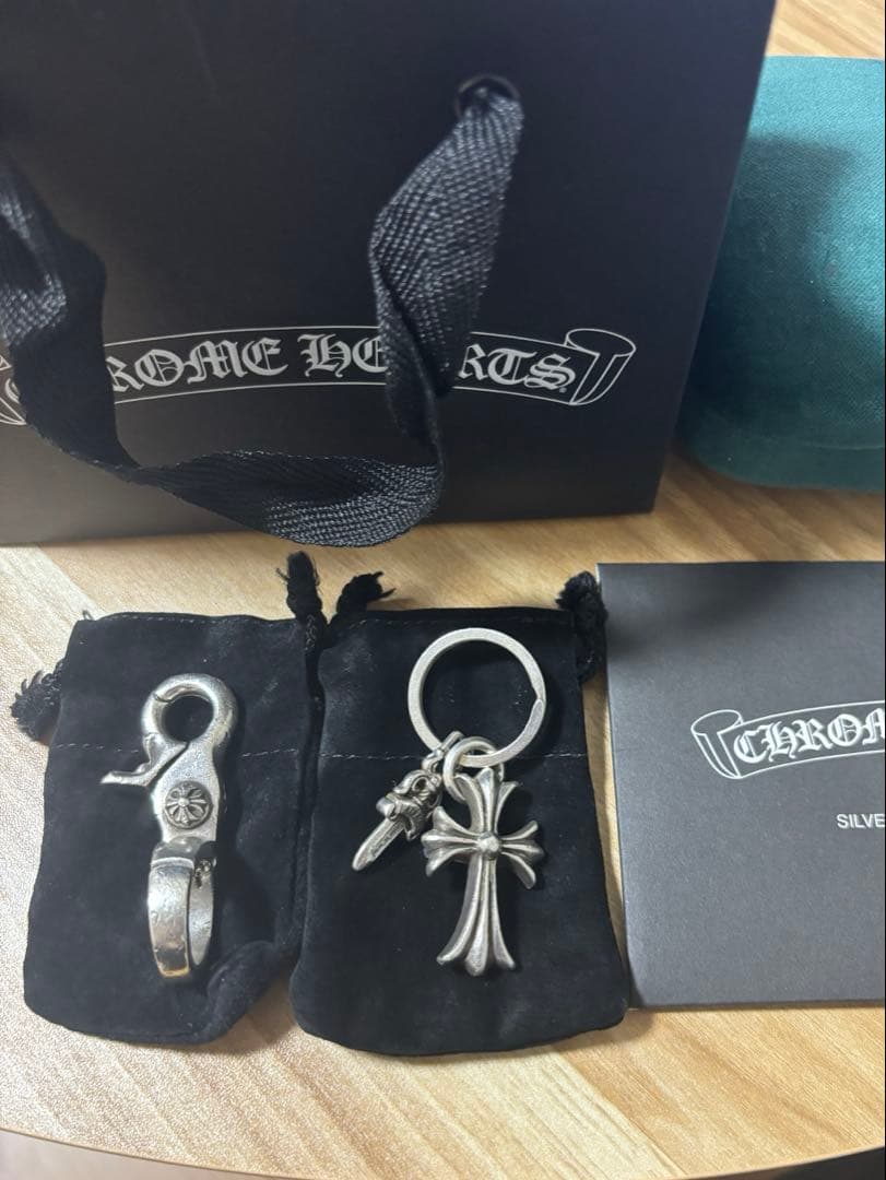 CHROME HEARTS クイッククリップ RNG&No5 DGGR クロス 楽天市場】CHROME HEARTS QUICK CLIP & SPLIT RING W/ #5 DAGGER