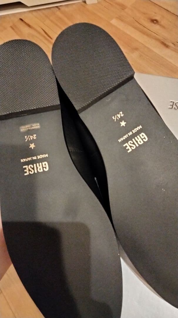 ルタロン　GRISE ローファー 24.5cm ホワイト/ブラック