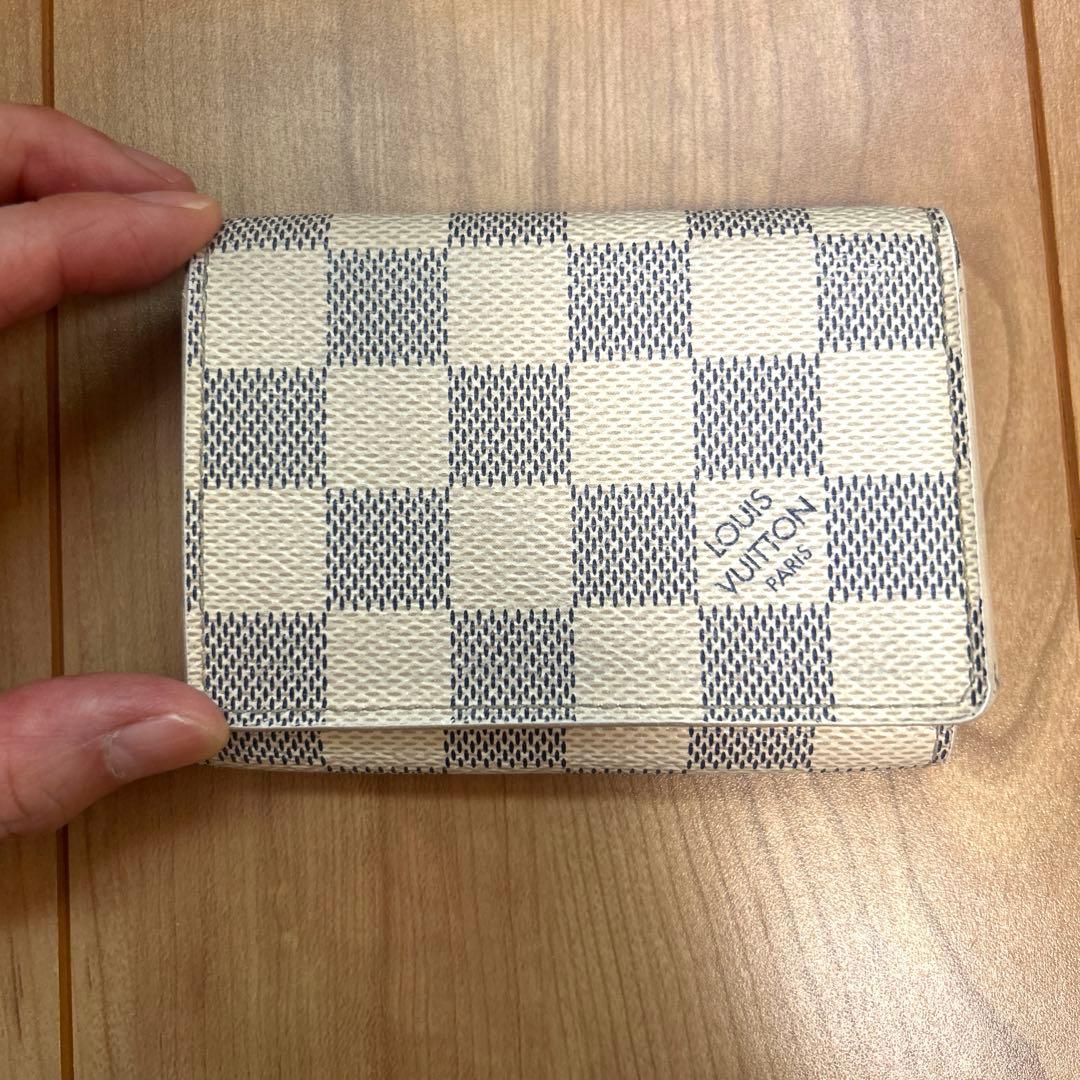 ルイヴィトン カードケース 名刺入れ ダミエ アズールルイヴィトン