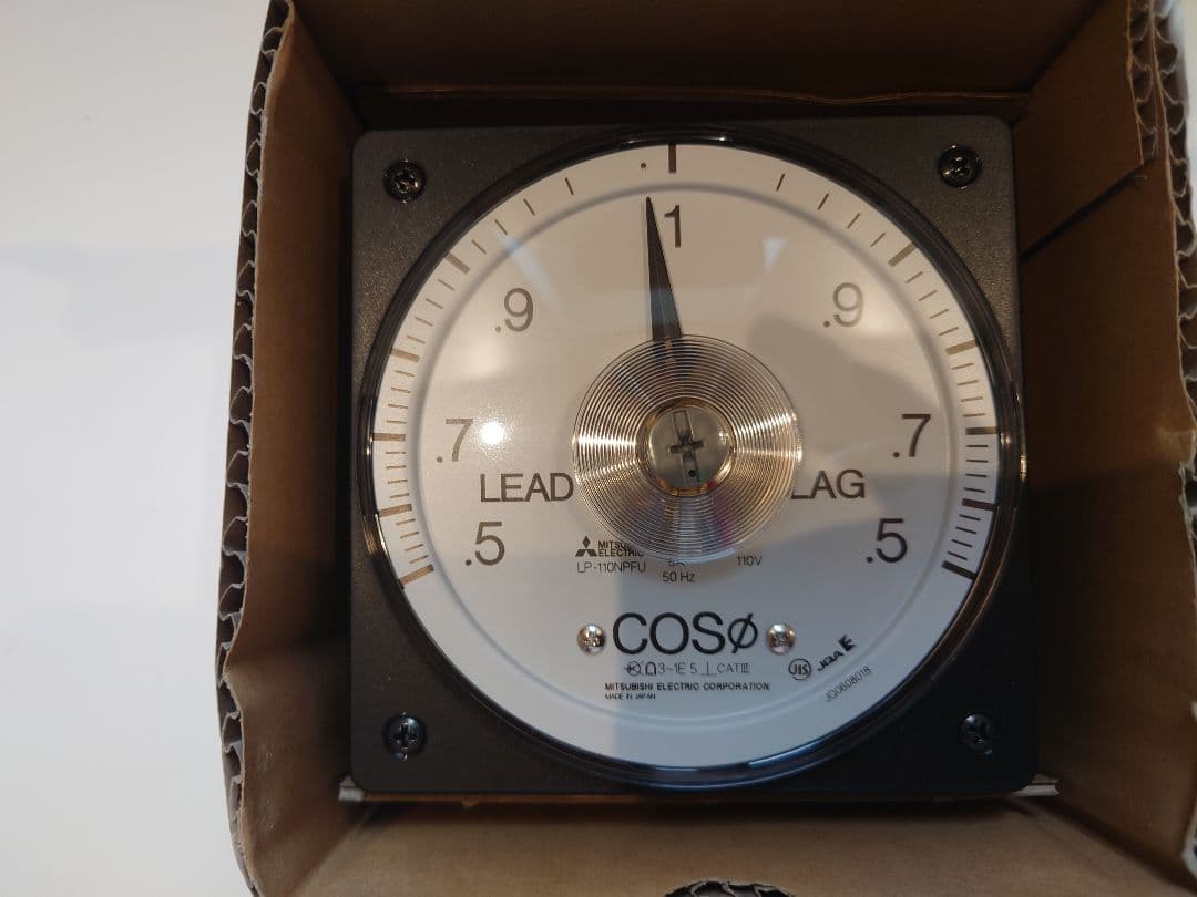 力率計 不平衡負荷用 広角度計器 LP-NPFU 0.5-1-0.5 50HZ 力率計 不平衡負荷用 広角度計器 LP-NPFUシリーズ 三菱電機 指示電気