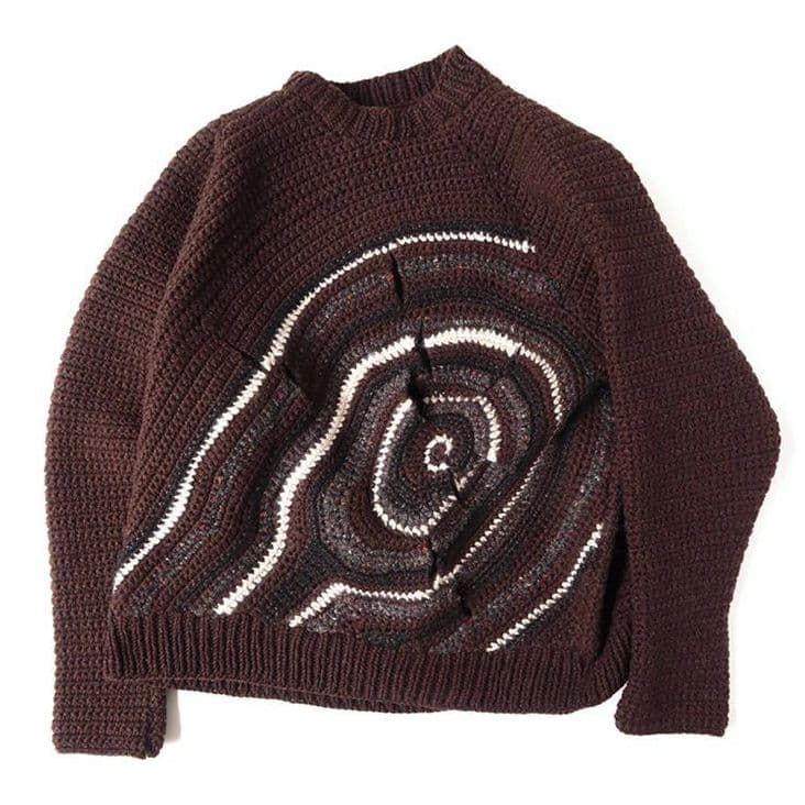 amachi. Wood Cut Knit ニット - メルカリ