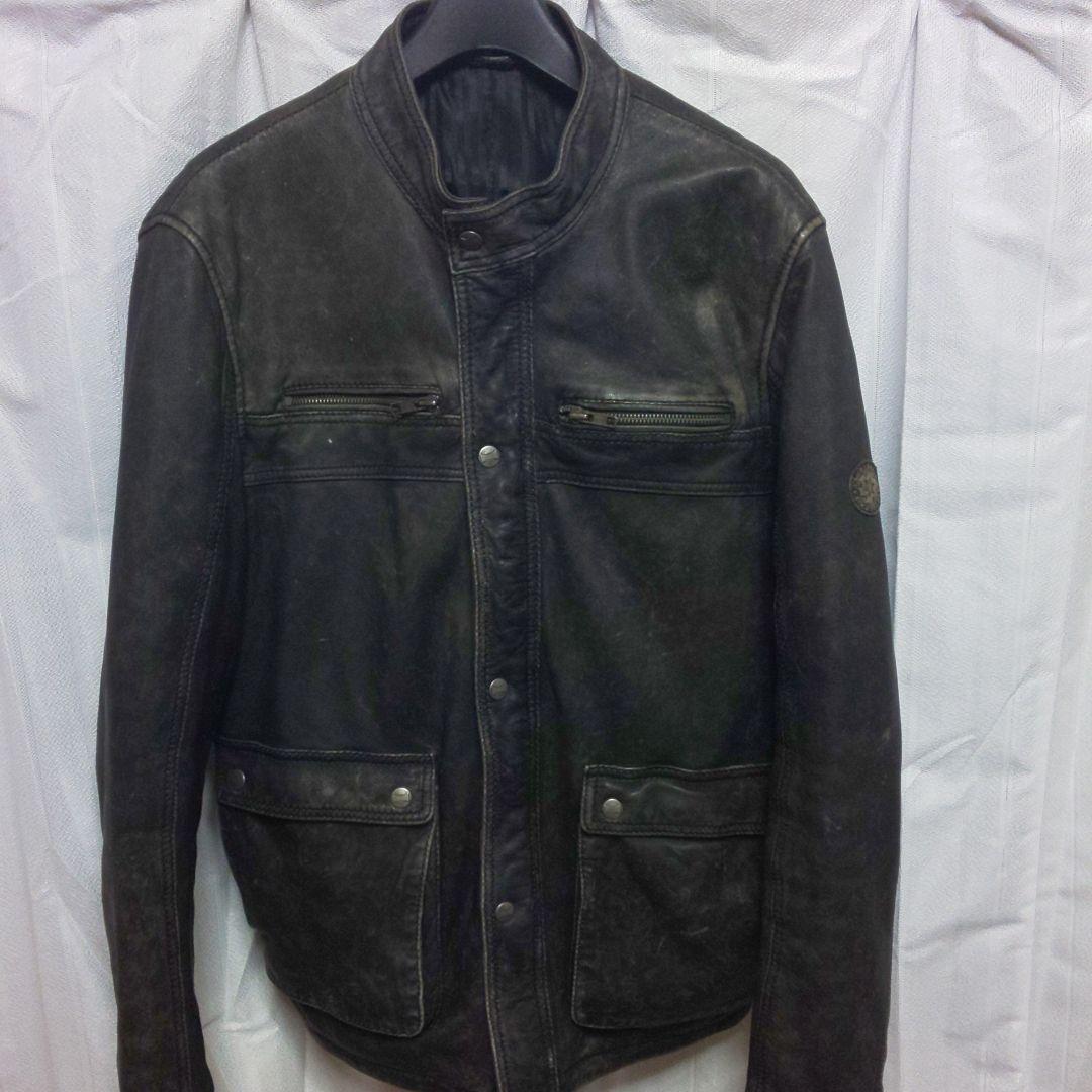 RIDEZ 革ジャン 羊革 本革 55%引き 中古 美品 半額以下 - メルカリ