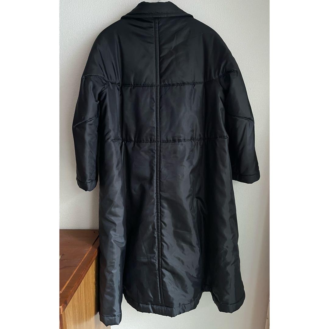 トリコ コムデギャルソン AD2017 艶ロングコート 黒 ブラック - メルカリ