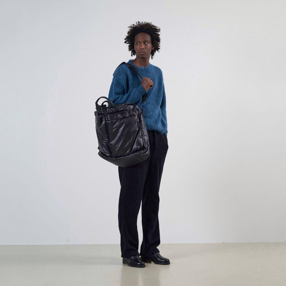 新品】 YOKE 24AW ヨークビッグヘルメットバッグ ブラック - メルカリ