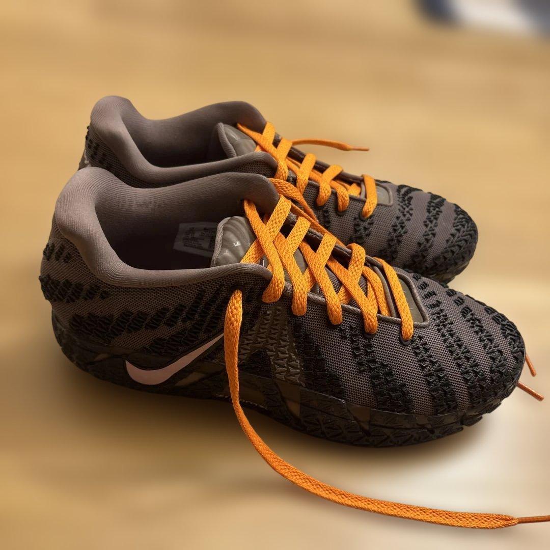 Nike バスケットボールシューズ JA3 グレー/オレンジ - メルカリ