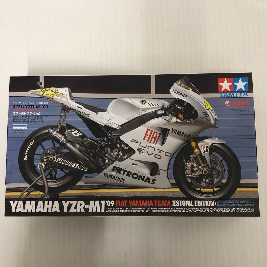 タミヤ 1/12 ヤマハ YZR-M1 2009 フィアットヤマハチーム Amazon | タミヤ 1/12 オートバイシリーズ No.117 ヤマハ YZR-M1 2009
