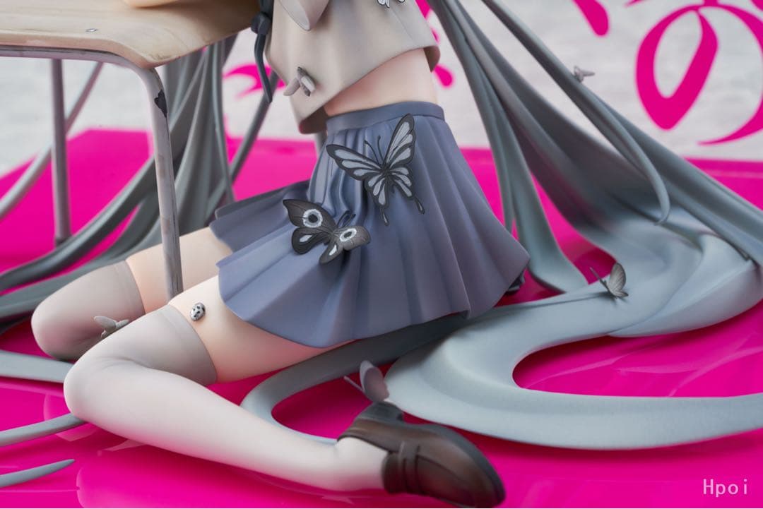 わ*こ様 ガレージキット 塗装済 完成品 初音ミク 蝶の少女 ホビラン29