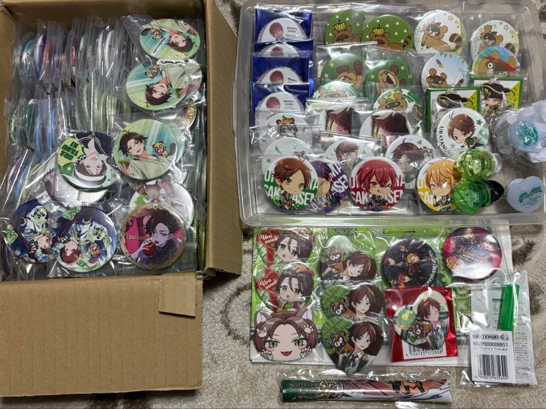 浦島坂田船 うらたぬき 缶バッジ リングライト まとめ売り - メルカリ