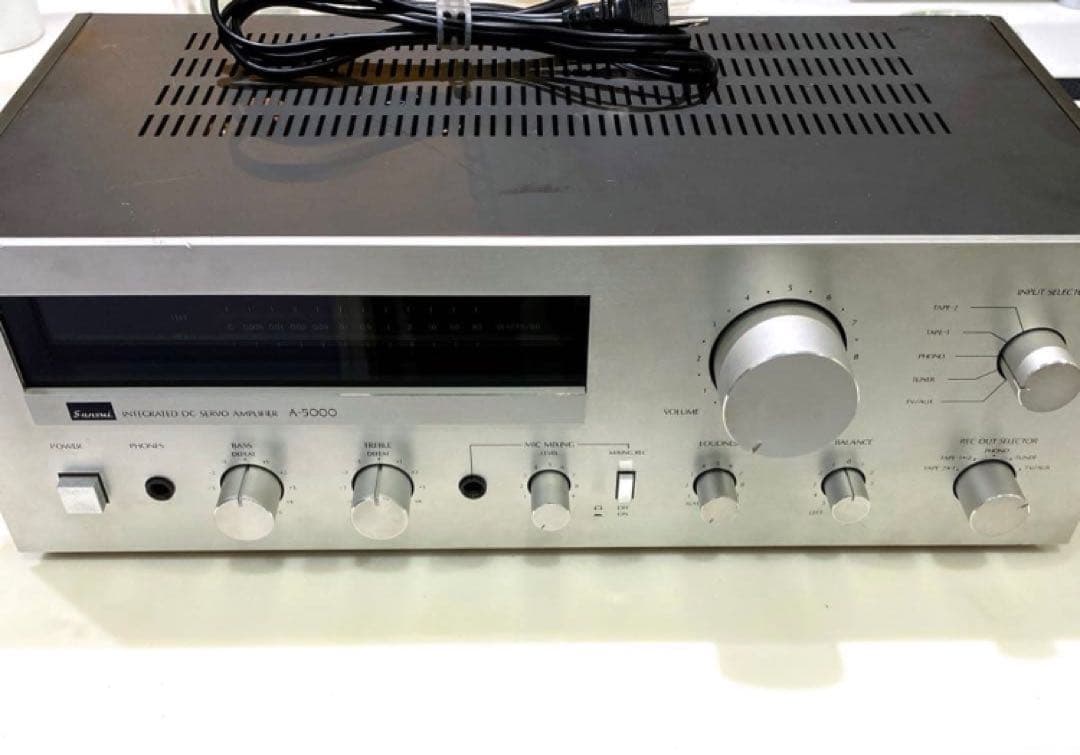 Sansui プリメインアンプ A-5000 サンスイ 動作品 パワーメーター