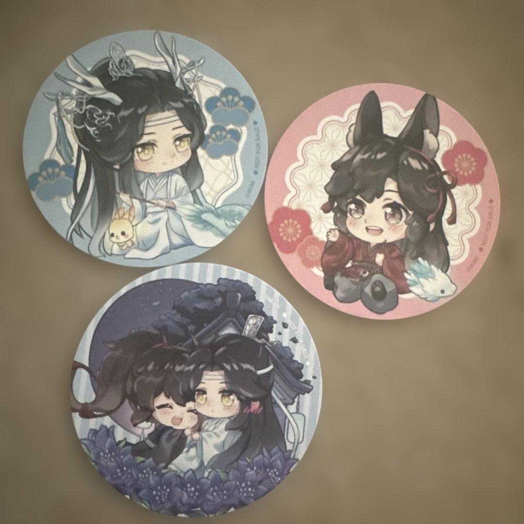 魔道祖師 公式茶屋 忘羨 コースター - メルカリ