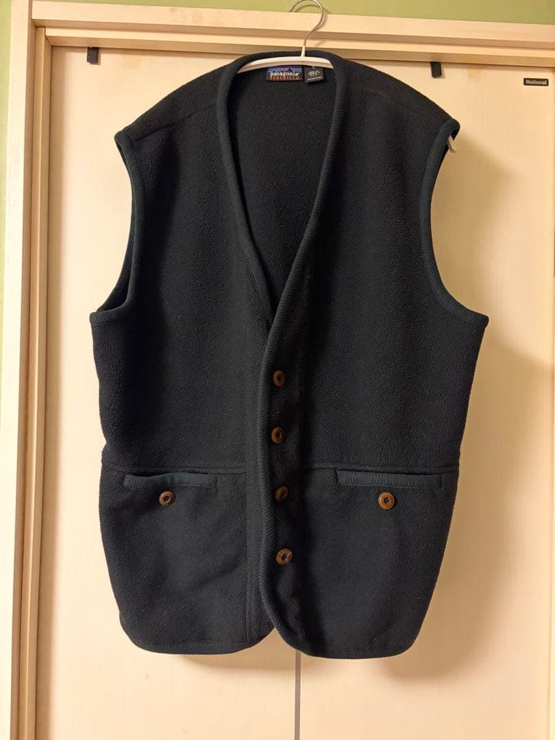 パタゴニア　ウインターベスト　ブラック　99年 希少 パタゴニア ウインターベスト 99年製 ブラック - メルカリ
