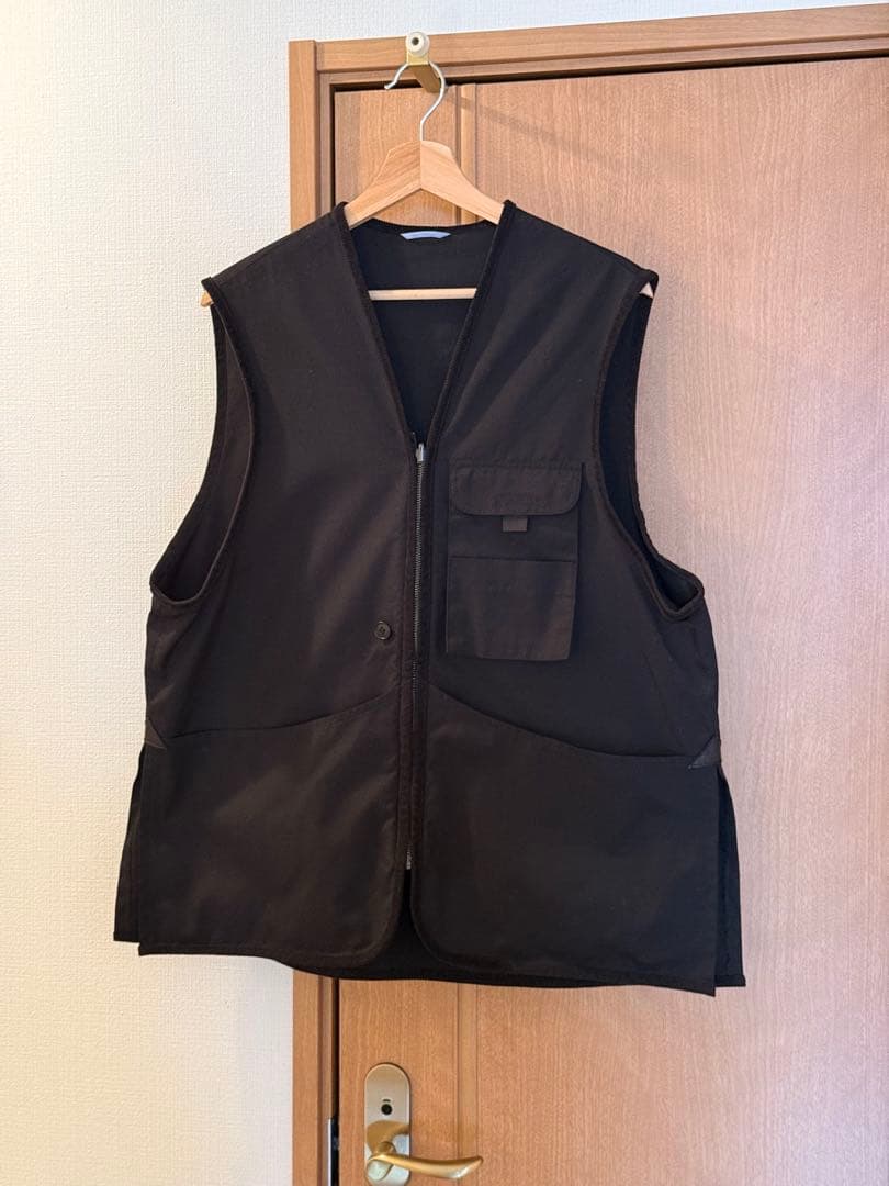 トップス KENNETH FIELD Guide Vest KENNETH FIELDケネスフィールド GUIDE VEST BLACK | ITAL STYLE WEAR