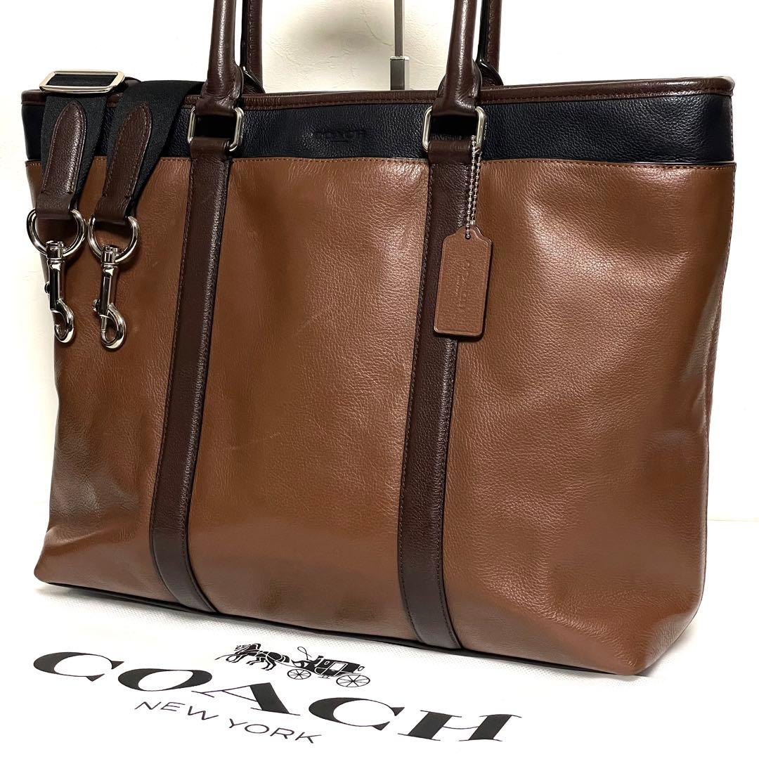 ✨極美品 大容量✨COACH メトロポリタン 2way ビジネスバッグ 斜め掛け COACH（コーチ） ビジネスバッグ メトロポリタン ワークバッグ メンズ