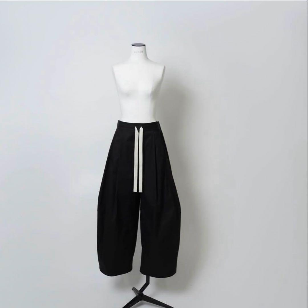 【新品未使用】タグ付き　LOHEN DRAWCORD CHINO PANTS38 受注制【Chikashitsu +】draw cord stripe wide slacks