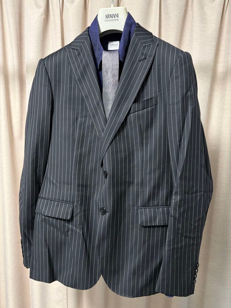ARMANI COLLEZIONI セットアップスーツ48、シャツ、ネクタイ 中古・古着通販】ARMANI COLLEZIONI (アルマーニ コレツィオーニ