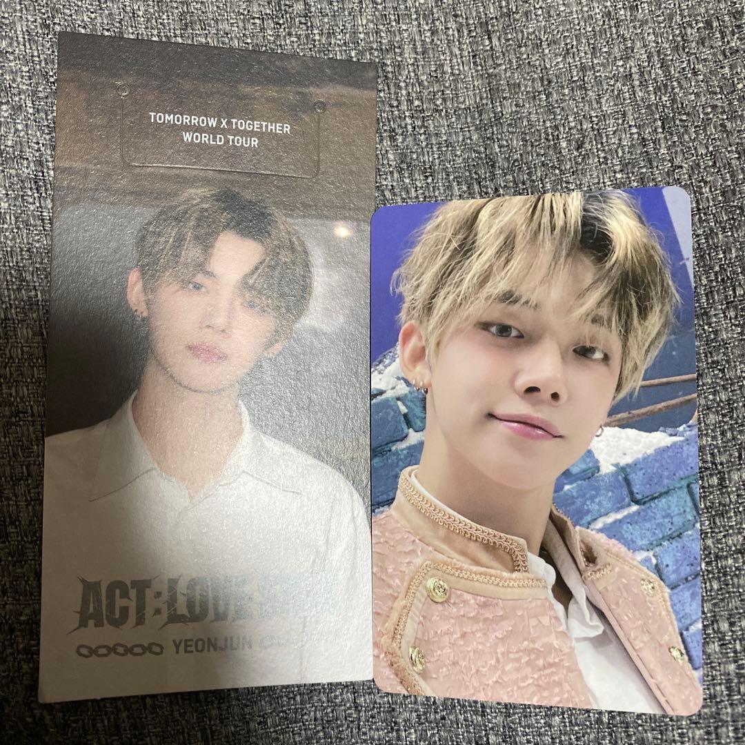 TXT ヨンジュン トレカ ブックマーク act:lovesick - メルカリ