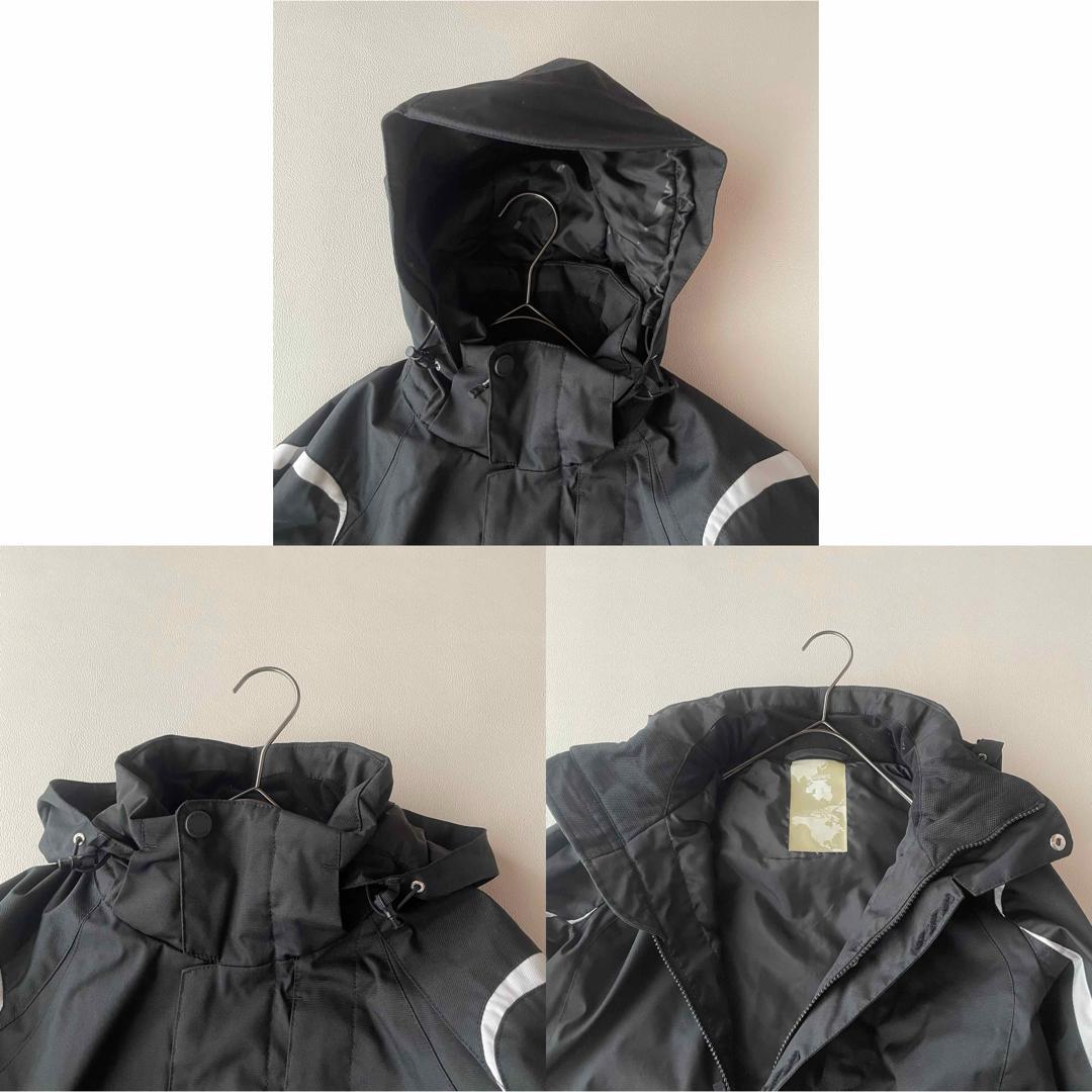 5488【美品】デサント スキーウェア 上下セット ビブパンツ 中綿入り