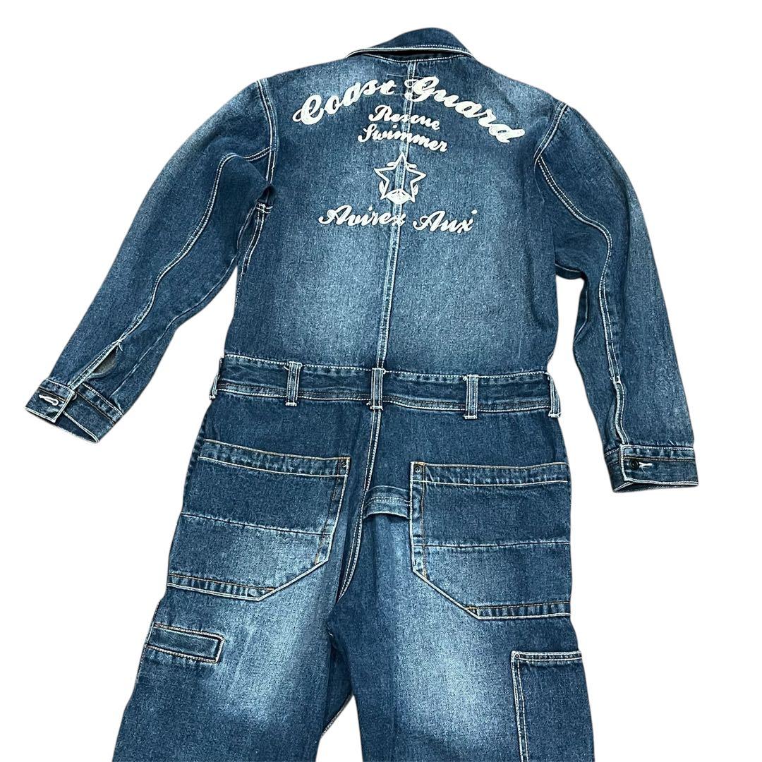 AVIREXアヴィレックス　デニムつなぎ　ツナギ　オールインワン　サイズM AVIREX（アヴィレックス） アビレックス つなぎ ネイバル