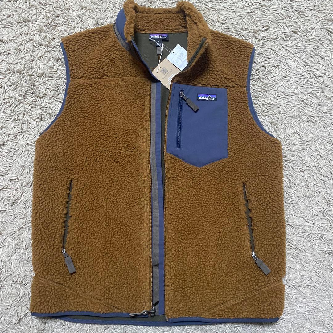 patagonia パタゴニア クラシックレトロX ベスト Lサイズ ブラウン patagonia（パタゴニア） ボア フリース ベスト クラシック レトロX