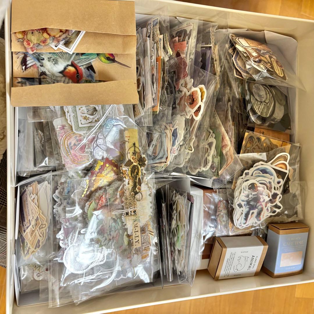 ⑫【1000枚セット+おまけ】 コラージュ素材 おすそ分け まとめ売り