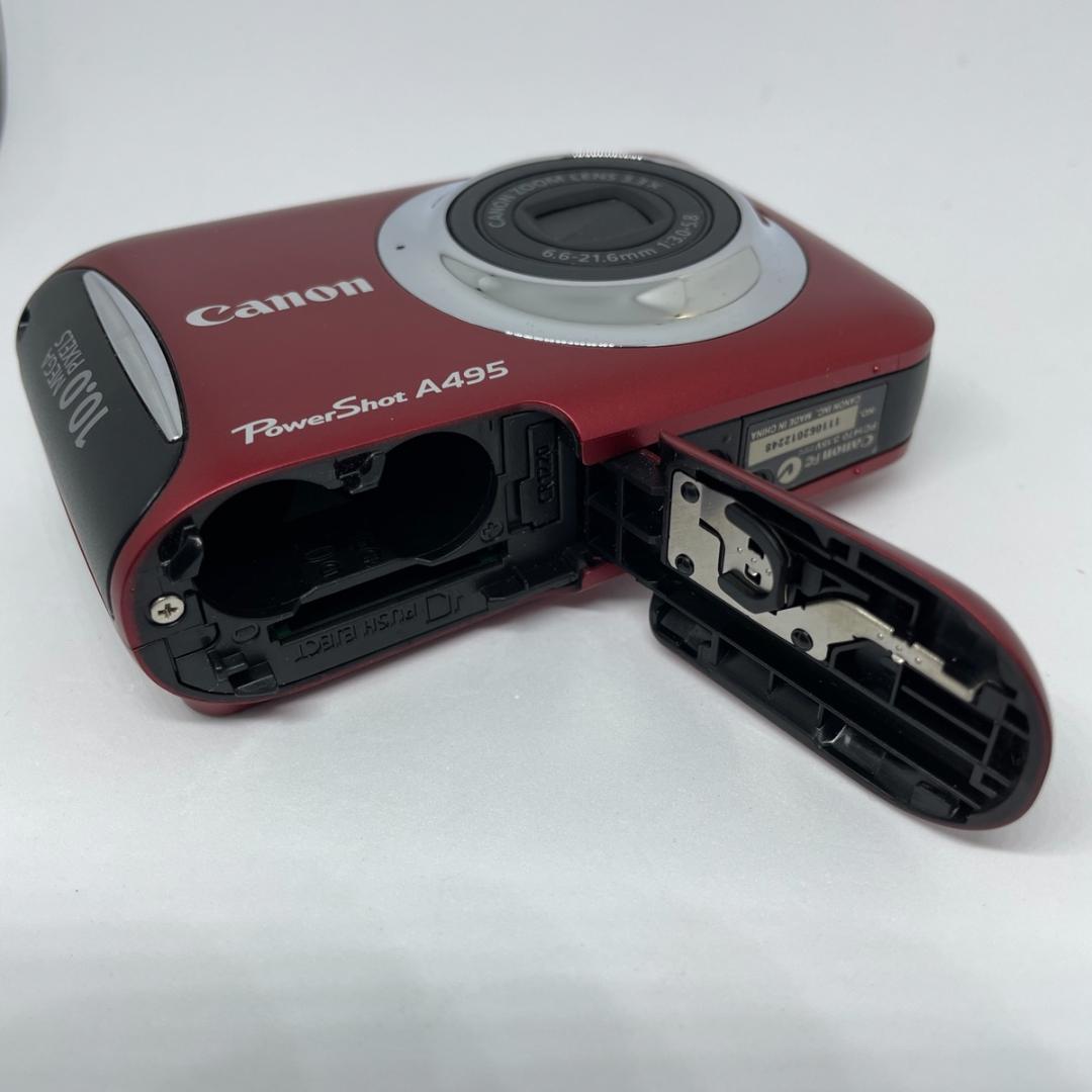 個人出品】Canon Power Shot A495【箱・説明書】単3乾電池の通販はau