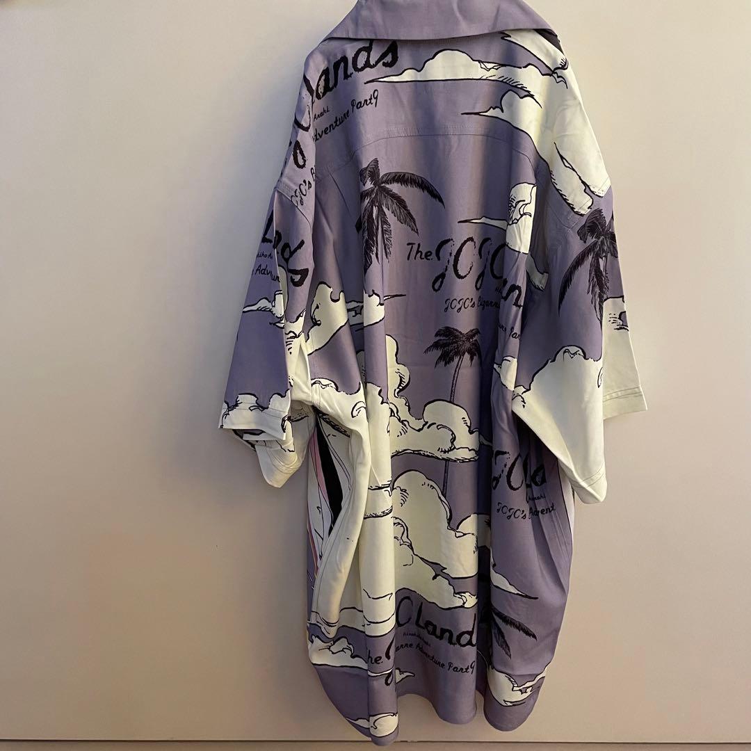 ジョジョの奇妙な冒険 ジョジョランズアロハシャツ ペインズグレー