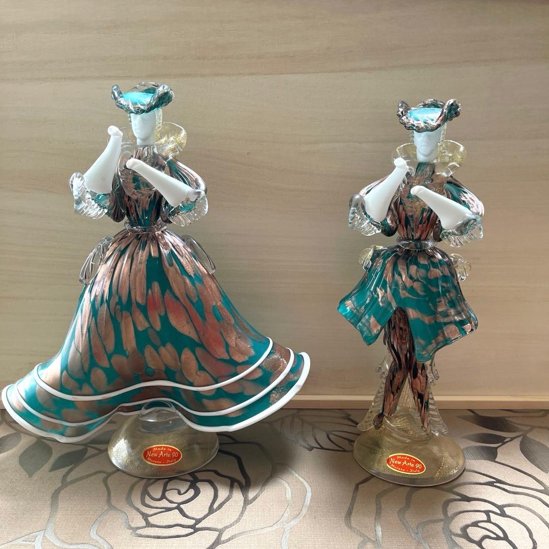 ベネチアンガラス人形 - メルカリ