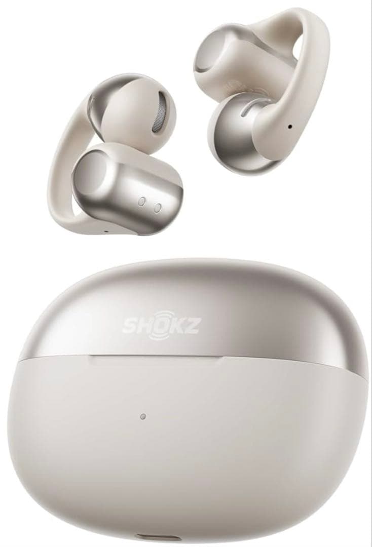 Shokz OpenDots ONE イヤーカフ ワイヤレスイヤホン グレー Shokz 完全ワイヤレスイヤホン OpenDots ONE Grey【オープンイヤー