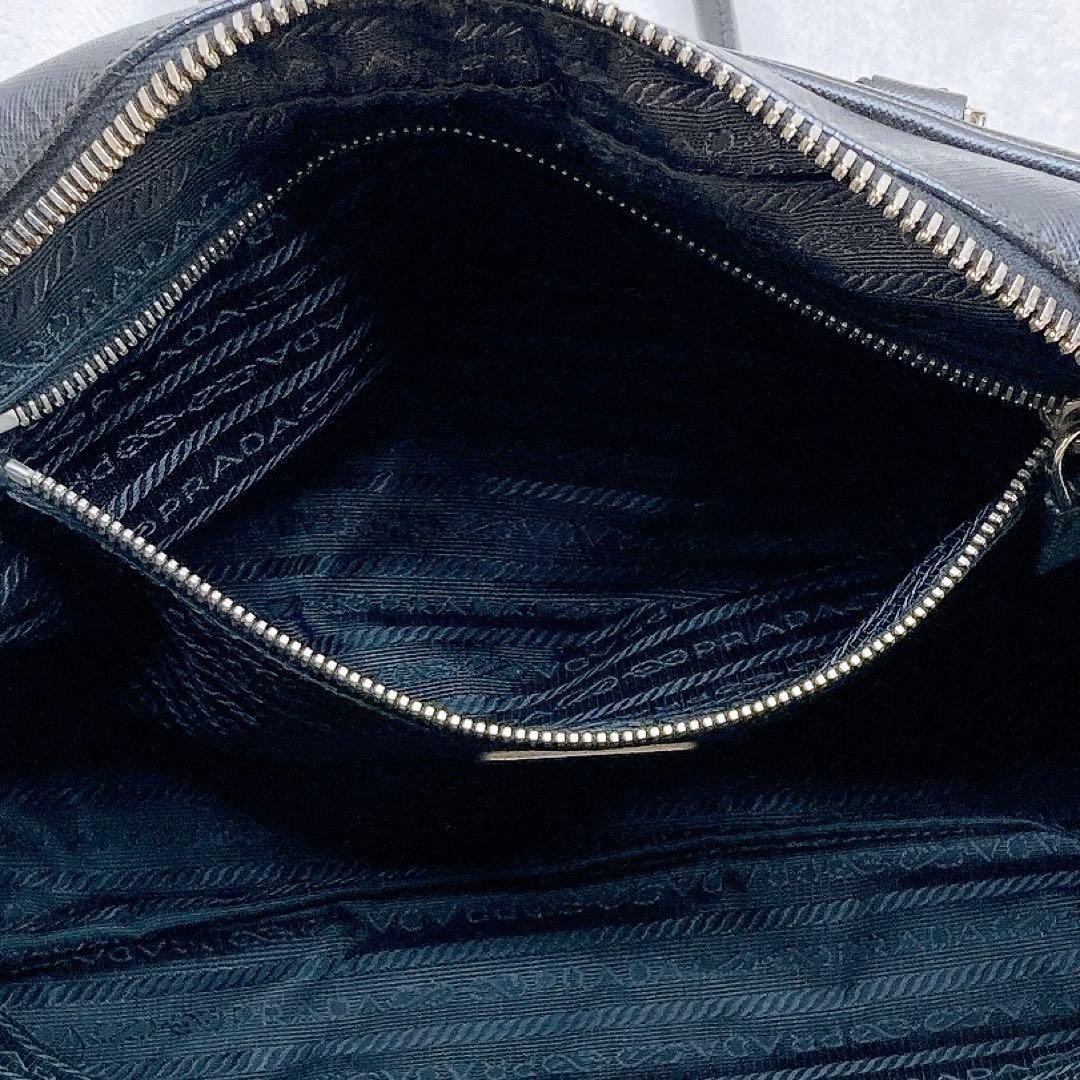 ✨激レア✨プラダ ガレリア トートバッグ ブラック 三角プレート