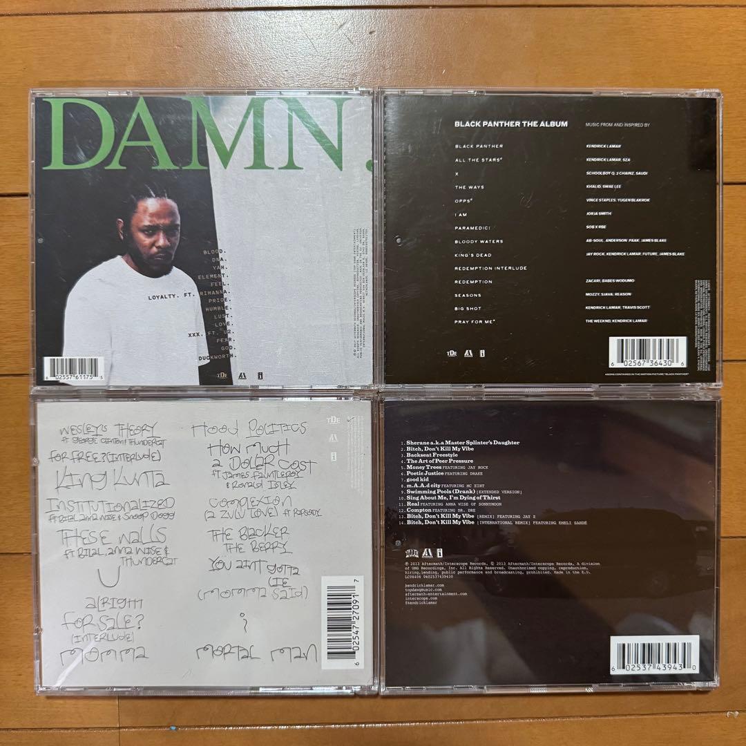 4枚セット】Kendrick Lamar ケンドリックラマー CD まとめ売り - メルカリ