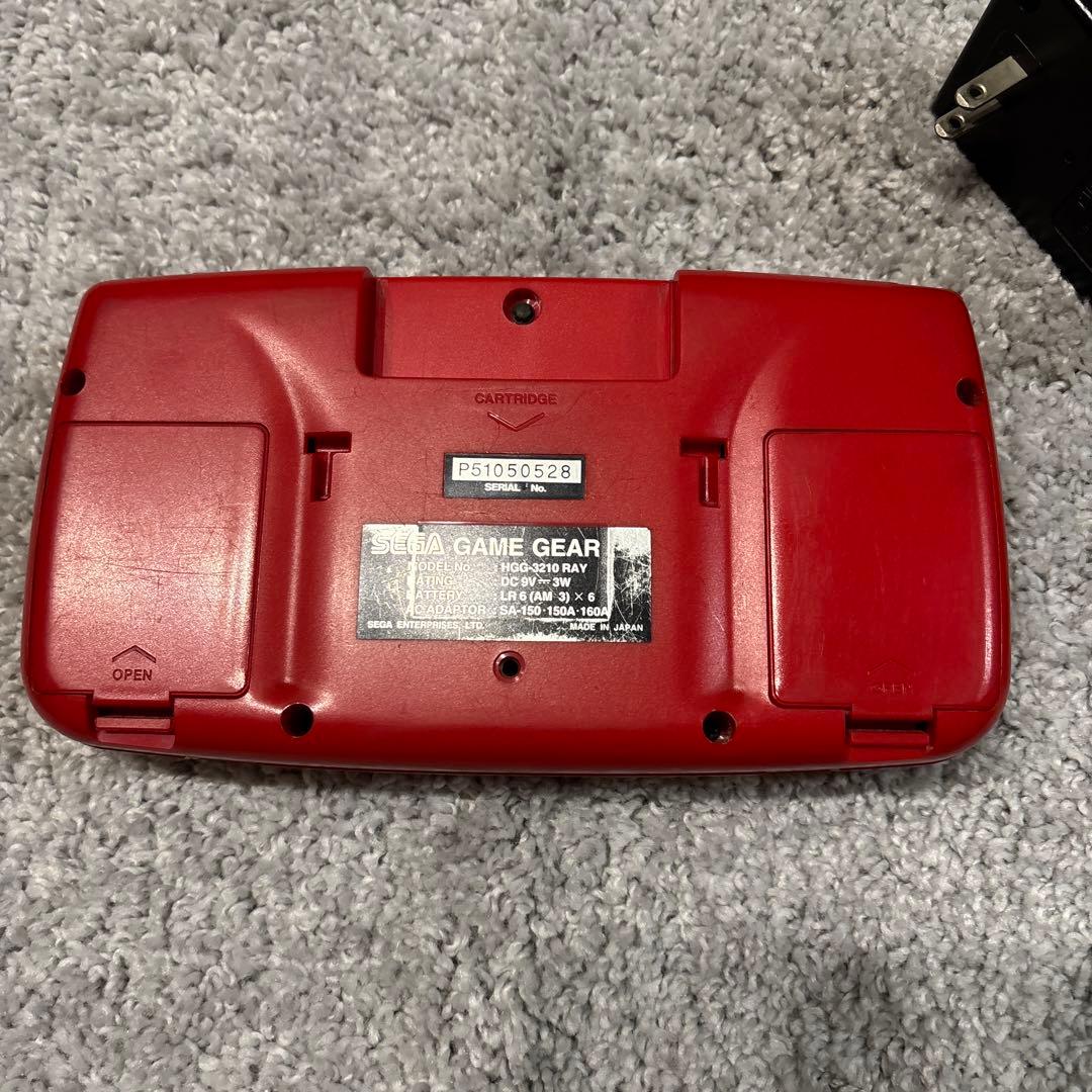 SEGA Game Gear 魔法騎士レイアース 赤 カセットおまけ付き