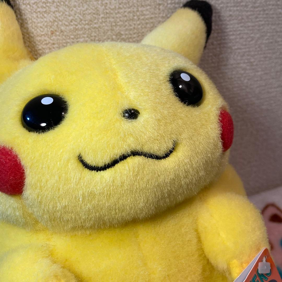 レア】ピカチュウ 初期 おしゃべりぬいぐるみ - メルカリ
