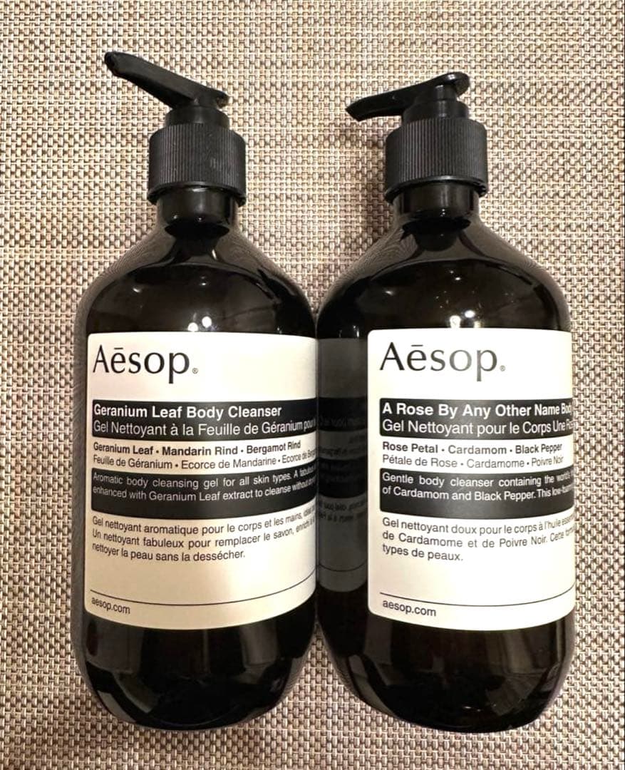 Aesop ダマスカンローズ　ゼラニウム　ボディクレンザー　500ml 楽天市場】イソップ AESOP ゼラニウムボディクレンザー ポンプなし