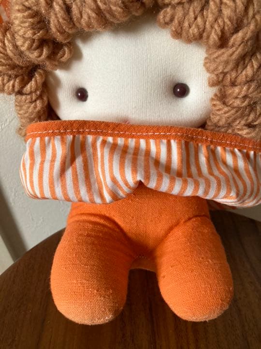 人形 昭和レトロ 毛糸の髪 - メルカリ