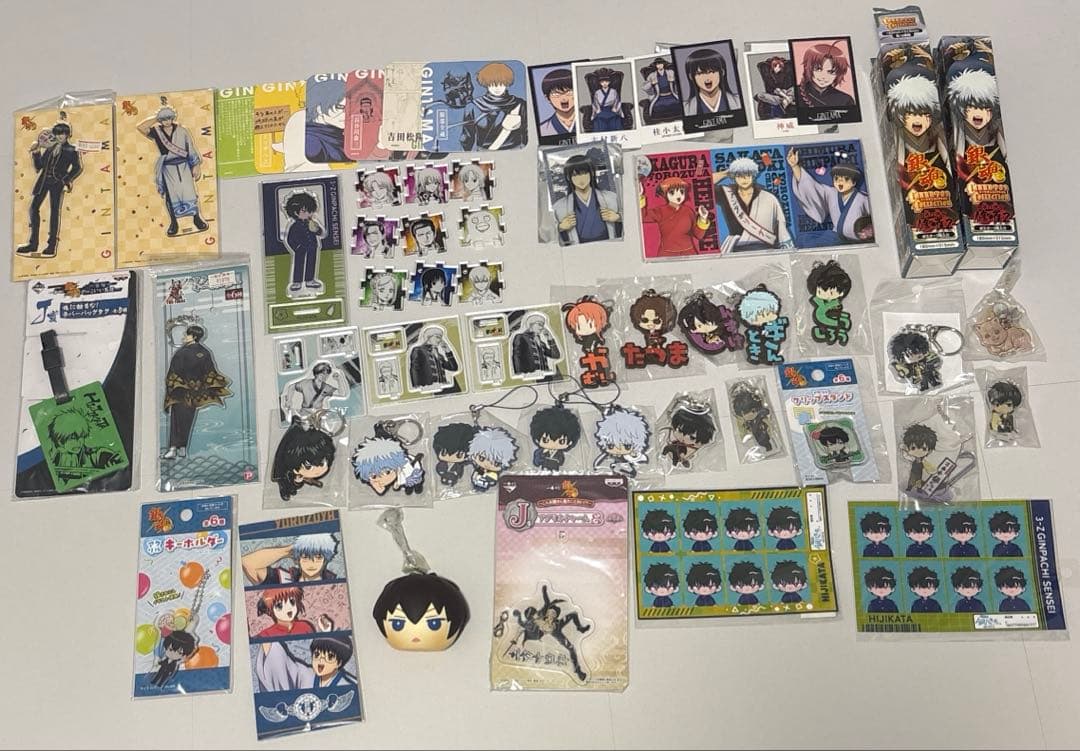 銀魂グッズ 約50点 まとめ売り 坂田銀時 土方十四郎 銀魂展グッズ など 大量 銀魂グッズ 約50点 まとめ売り 坂田銀時 土方十四郎 銀魂展グッズ など