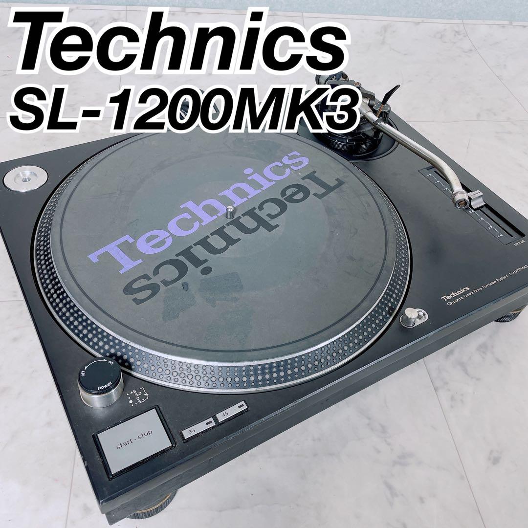 テクニクス　ターンテーブル　SL-1200MK3 音響　ブラック　N1047 中古品】Technics/ターンテーブル/SL-1200MK3(ブラック) -DJ機材
