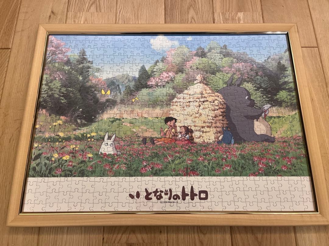 となりのトトロ ジグソーパズル 木製フレーム 完成品 500ピース - メルカリ