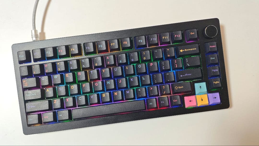 HJS AL75 v2 メカニカルキーボード HJS AL75 V2 Aluminum Mechanical Wireless Keyboard Barebone