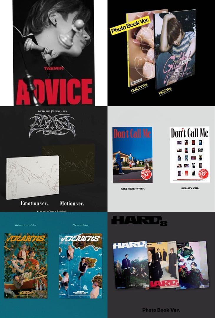 テミン　SHINee アルバムセット　12枚 テミン (SHINee)｜韓国4枚目のミニアルバム『Guilty』で2年5ヶ月ぶりの