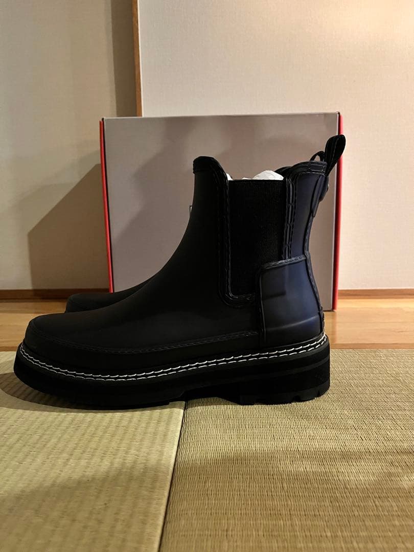 【新品未使用品】HUNTER　チェルシーブーツ　24.0～24.5cm
