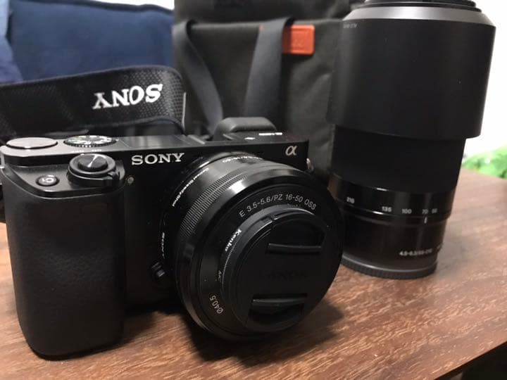 超美品！sony a6000ダブルズームレンズキット 三脚セット ミラーレス一眼 レンタル] ソニー α6000 ダブルズームレンズキット ミラーレス一眼