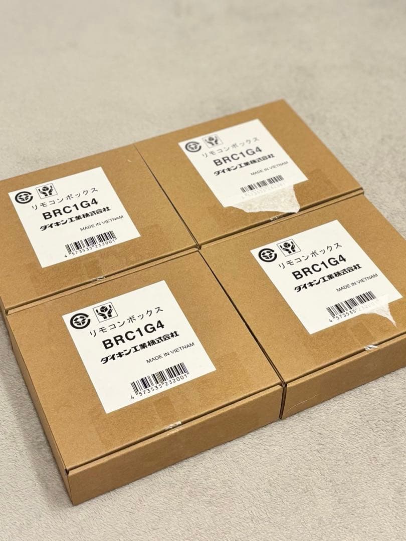 ダイキン　業務用リモコン　BRC1G4 新品未使用　4個 ダイキン（DAIKIN） 業務用エアコン用ワイヤードリモコン BRC1G4