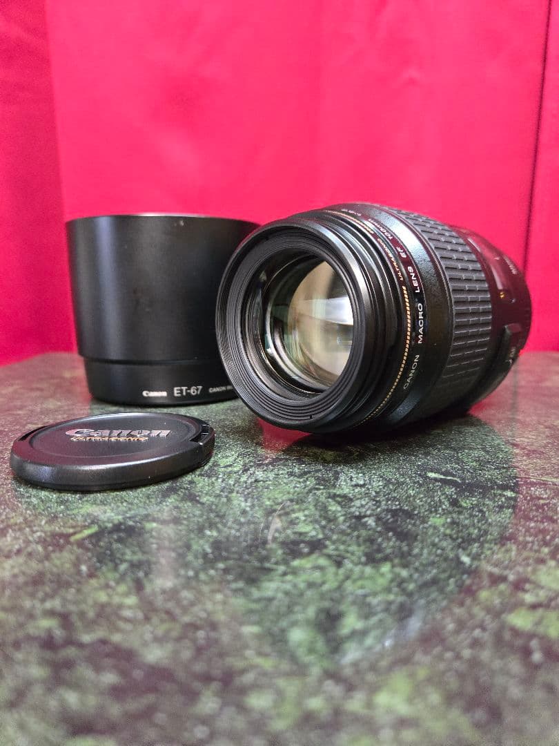 【美品】EF100mm F2.8 マクロ USM【純正フード付】 Canon (キヤノン) EF100mm F2.8 マクロ USM 中古カメラ・レンズ販売