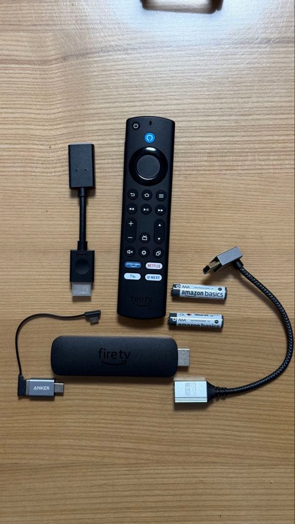 Fire TV Stick 4K Max (第2世代) ＋　周辺機器 amazon（アマゾン） ファイヤースティックTV 4K Max 第2世代 Fire TV